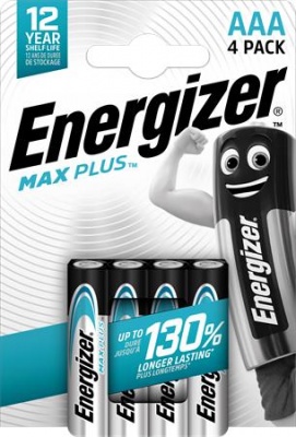 Elem, AAA mikro, 4db, ENERGIZER "Max Plus"