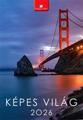 Naptár, fali, DAYLINER, "Képes Világ"
