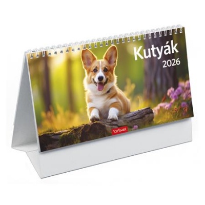 Naptár, asztali, álló, TOPTIMER, "Kutyák"