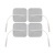 5x5-ös elektróda szett TENS készülékhez (4db)